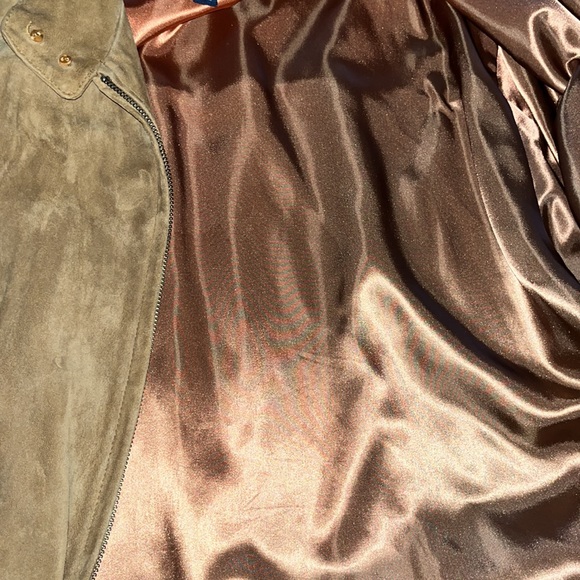 Brooks Brothers Men’s Genuine Leather bomber jacket Size Large - Picture 6 of 7